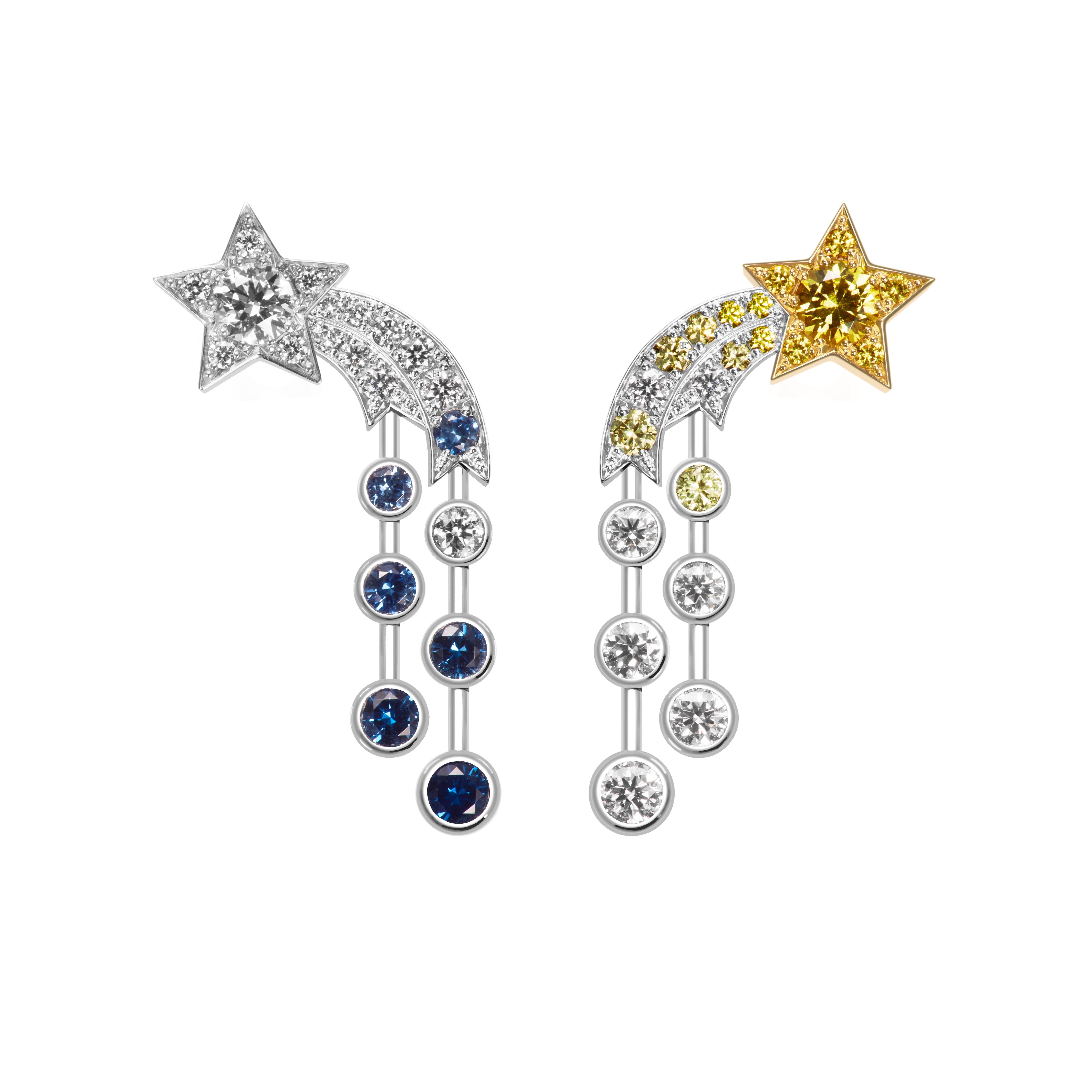 p310c【超高品質✧】３連ダイヤリングピアス　シルバー　ゴージャス　高級ギフト GRAY PEARL LINKS PIERCED EARRINGS(2SP0886)SV925 ピアス